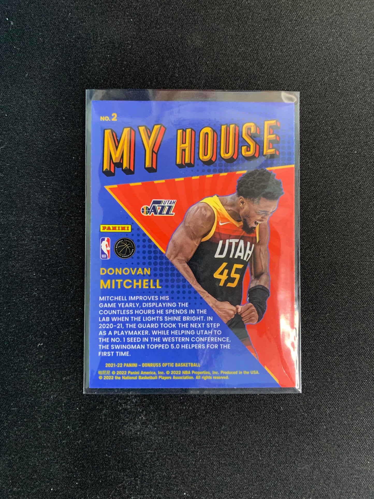 2021-22 Donruss Optic My House #2 Donovan Mitchell