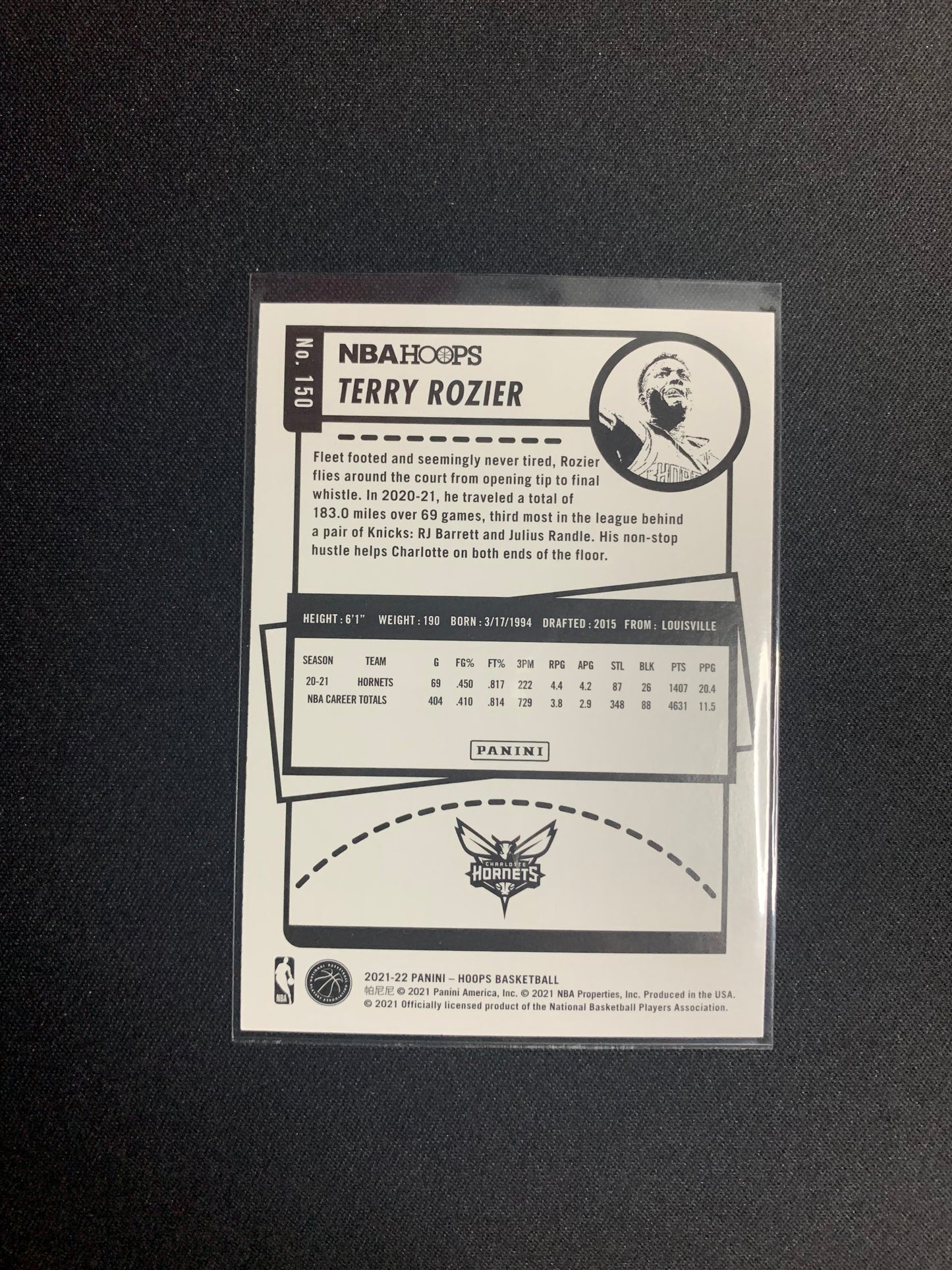 2021-22 Panini Hoops #150 Terry Rozier