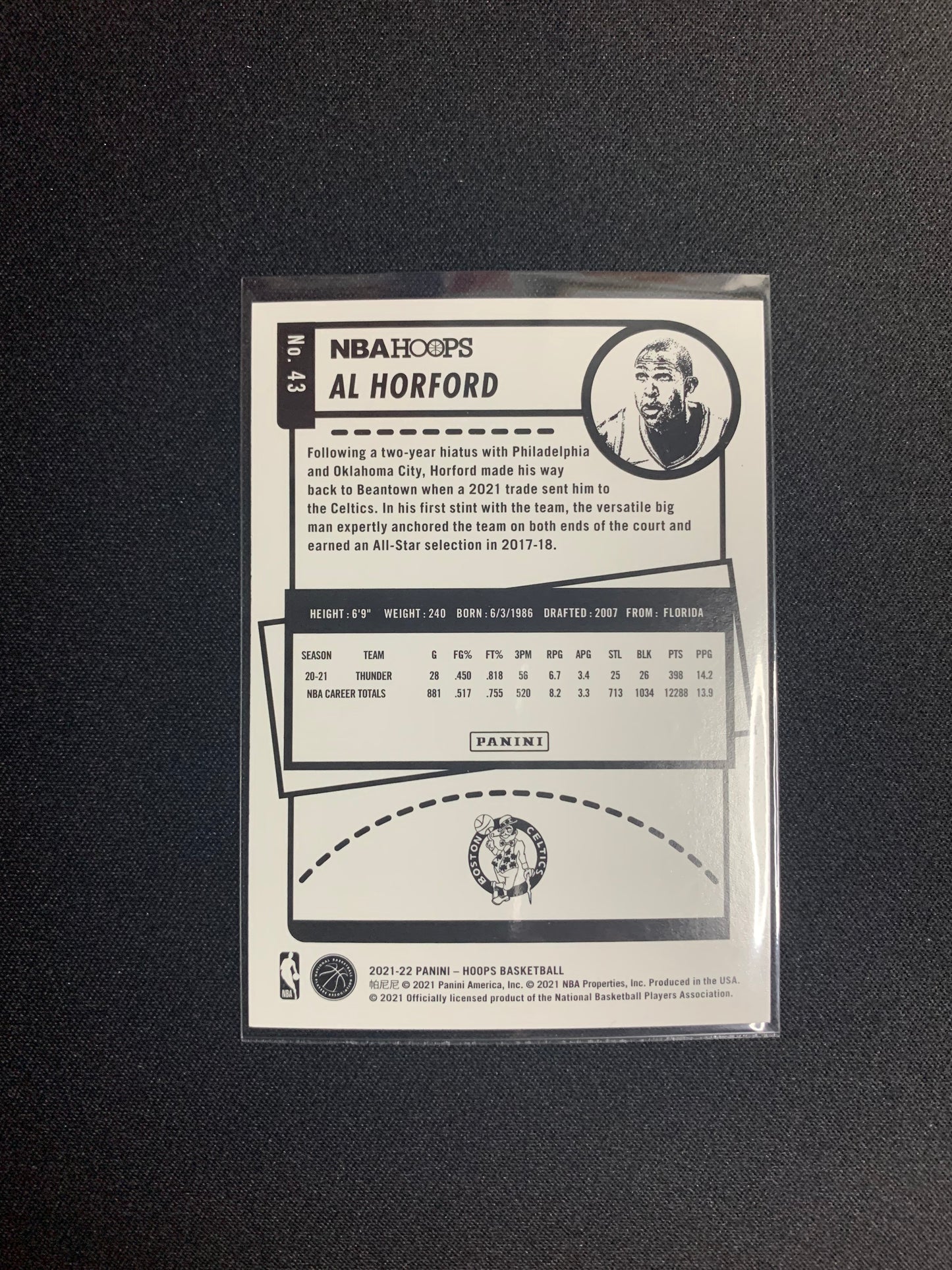 2021-22 Panini Hoops #43 Al Horford