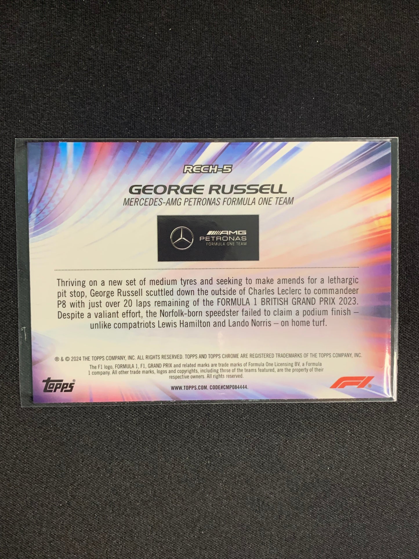 2024 Topps Chrome Formula 1 Re-Charged #RECH-5