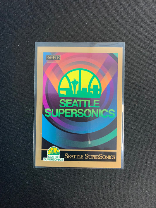 1990-91 Skybox #352 Seattle SuperSonics Team Checklist