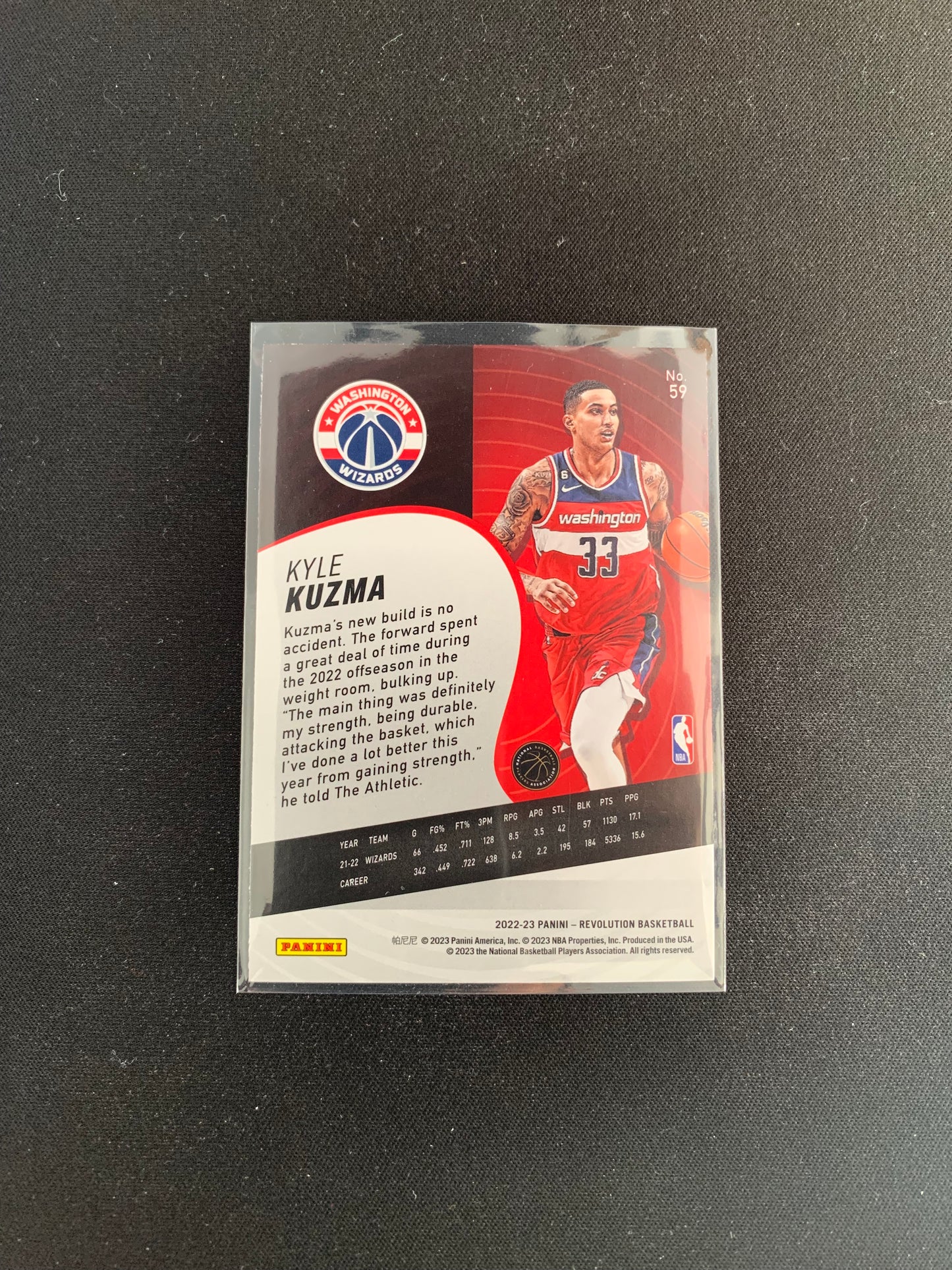 2022-23 Revolution #59 Kyle Kuzma
