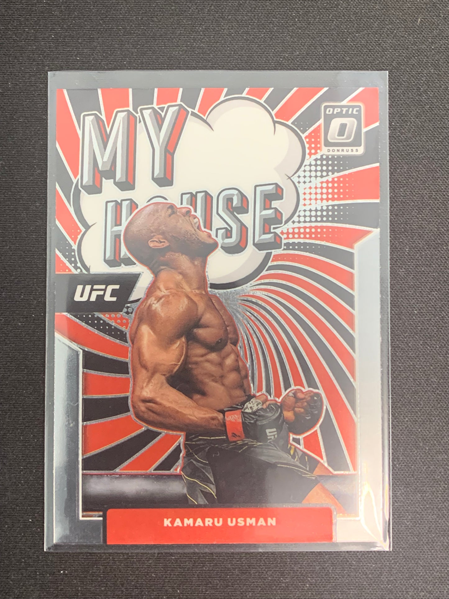 2022 Donruss Optic UFC My House #6 Kamaru Usman