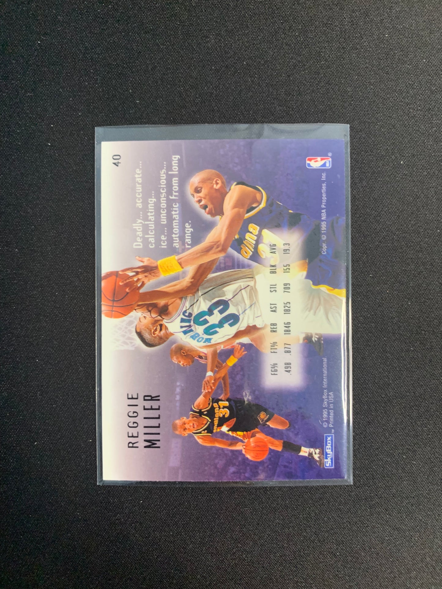 1994-95 Skybox E-Motion #40 Reggie Miller