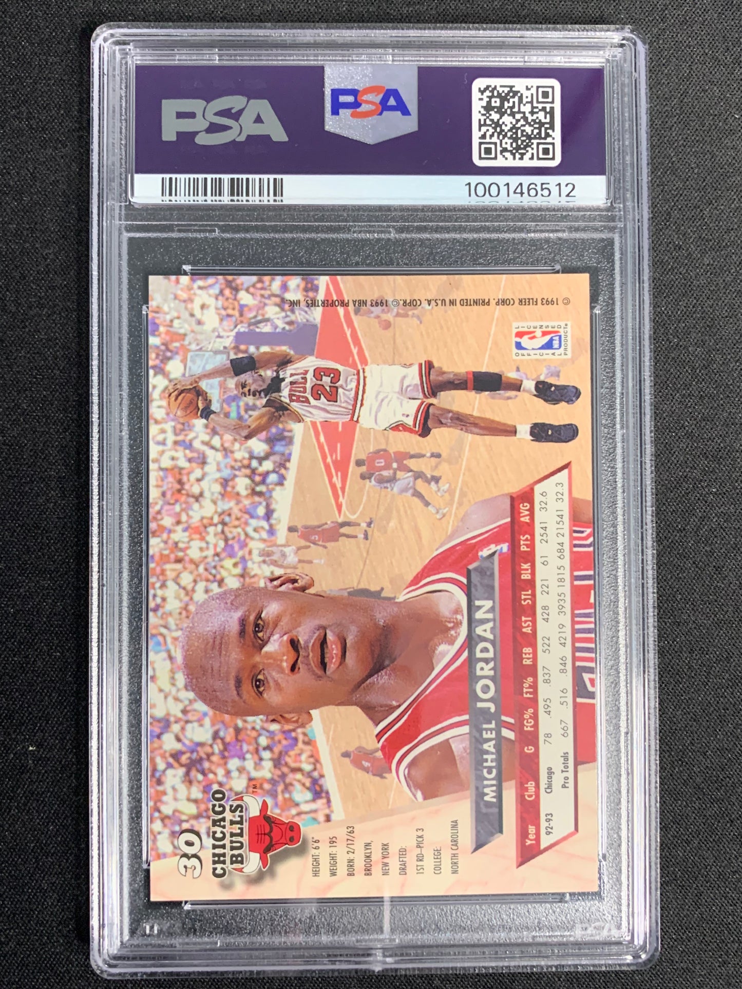 1993-94 Fleer Ultra #30 Michael Jordan PSA 10