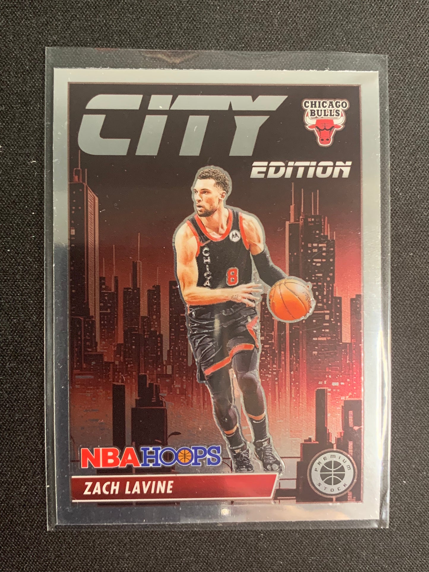 2023-24 Hoops Premium Stock City Edition #17 Zach Lavine