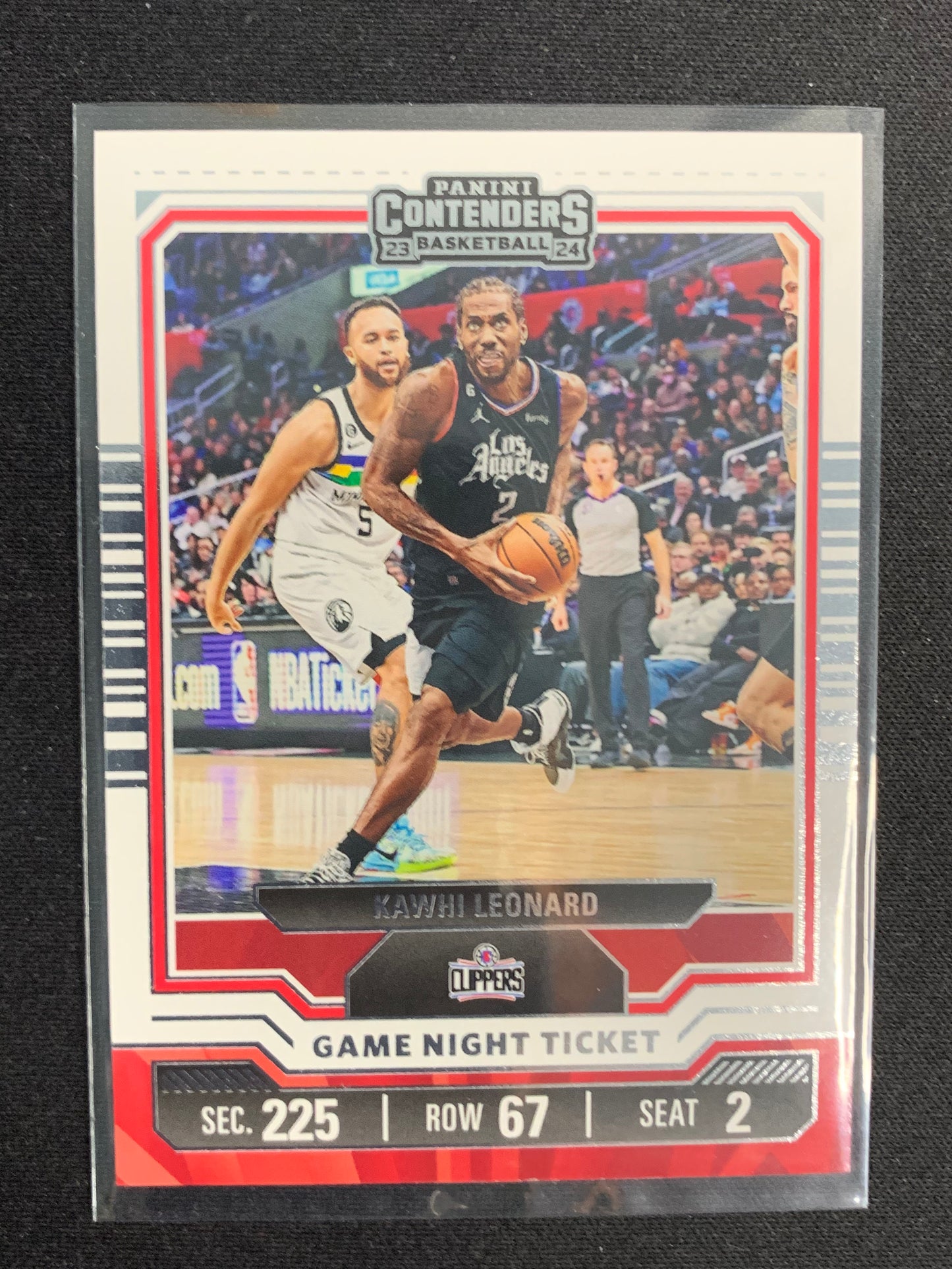 2023-24 Panini Contenders Game Night Ticket #12 Kawhi Leonard