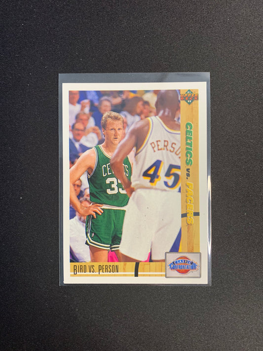 1991-92 Upper Deck #30 Bird Vs. Person