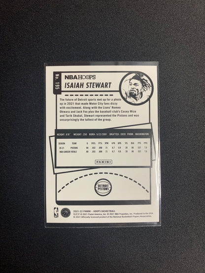 2021-22 Panini Hoops #195 Isaiah Stewart