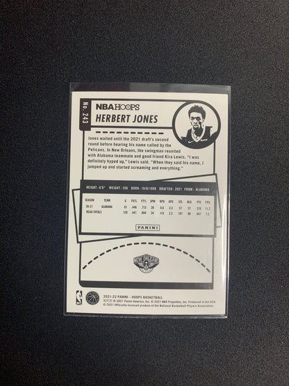 2021-22 Panini Hoops #243 Herbert Jones [Rookie]