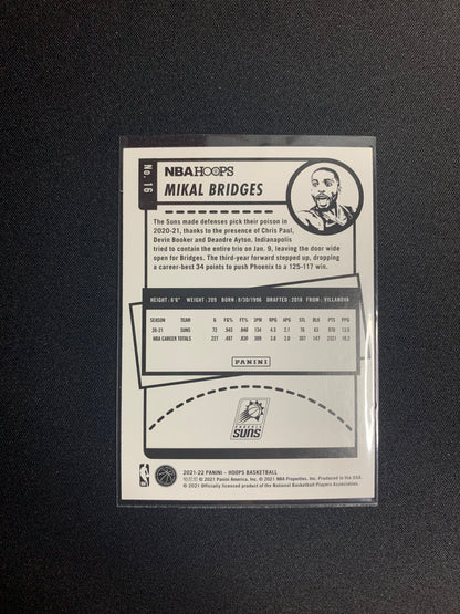 2021-22 Panini Hoops #16 Mikal Bridges