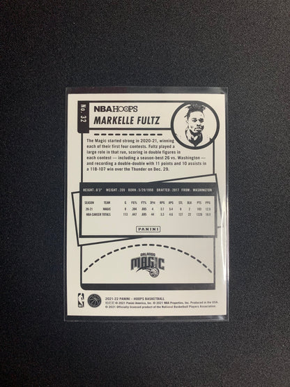 2021-22 Panini Hoops #32 Markelle Fultz