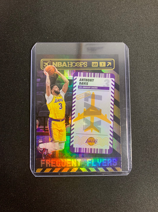 2021-22 Panini Hoops Frequent Flyers #10 Anthony Davis [Holo]