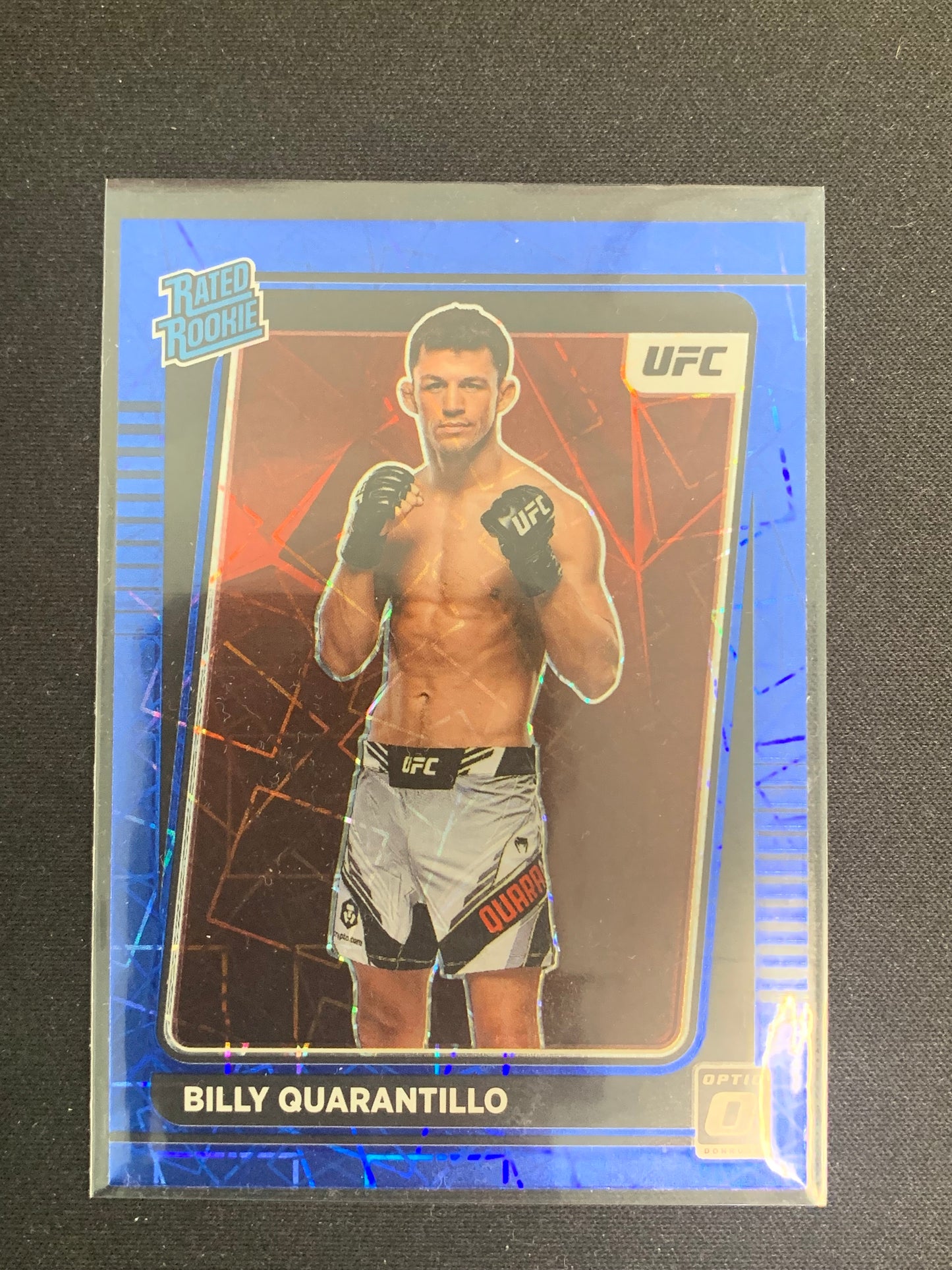 2022 Donruss Optic UFC [Blue Velocity] #107 Billy Quarantillo [Rookie]