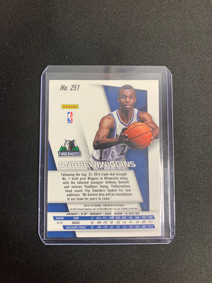 2014-15 Panini Prizm #251 Andrew Wiggins [Rookie]