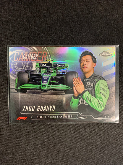 2024 Topps Chrome Formula 1 Camber #CAM-8 Zhou Guanyu