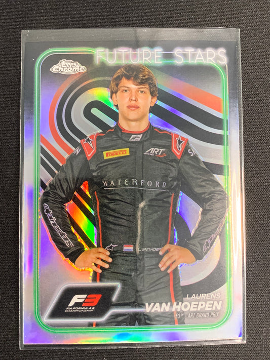 2024 Topps Chrome Formula 1 #65 [Refractor] Laurens van Hoepen