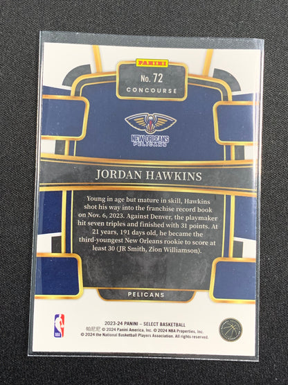 2023-24 Select #72 [Blue] Jordan Hawkins [Rookie]