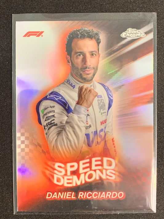 2024 Topps Chrome Formula 1 Speed Demons #SD-18 Daniel Ricciardo