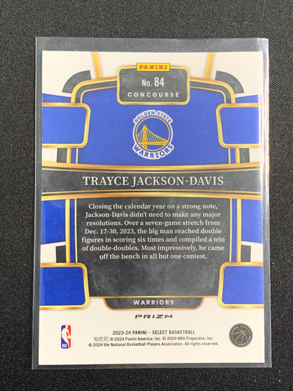2023-24 Select #84 [Blue Prizm] Trayce Jackson-Davis [Rookie]