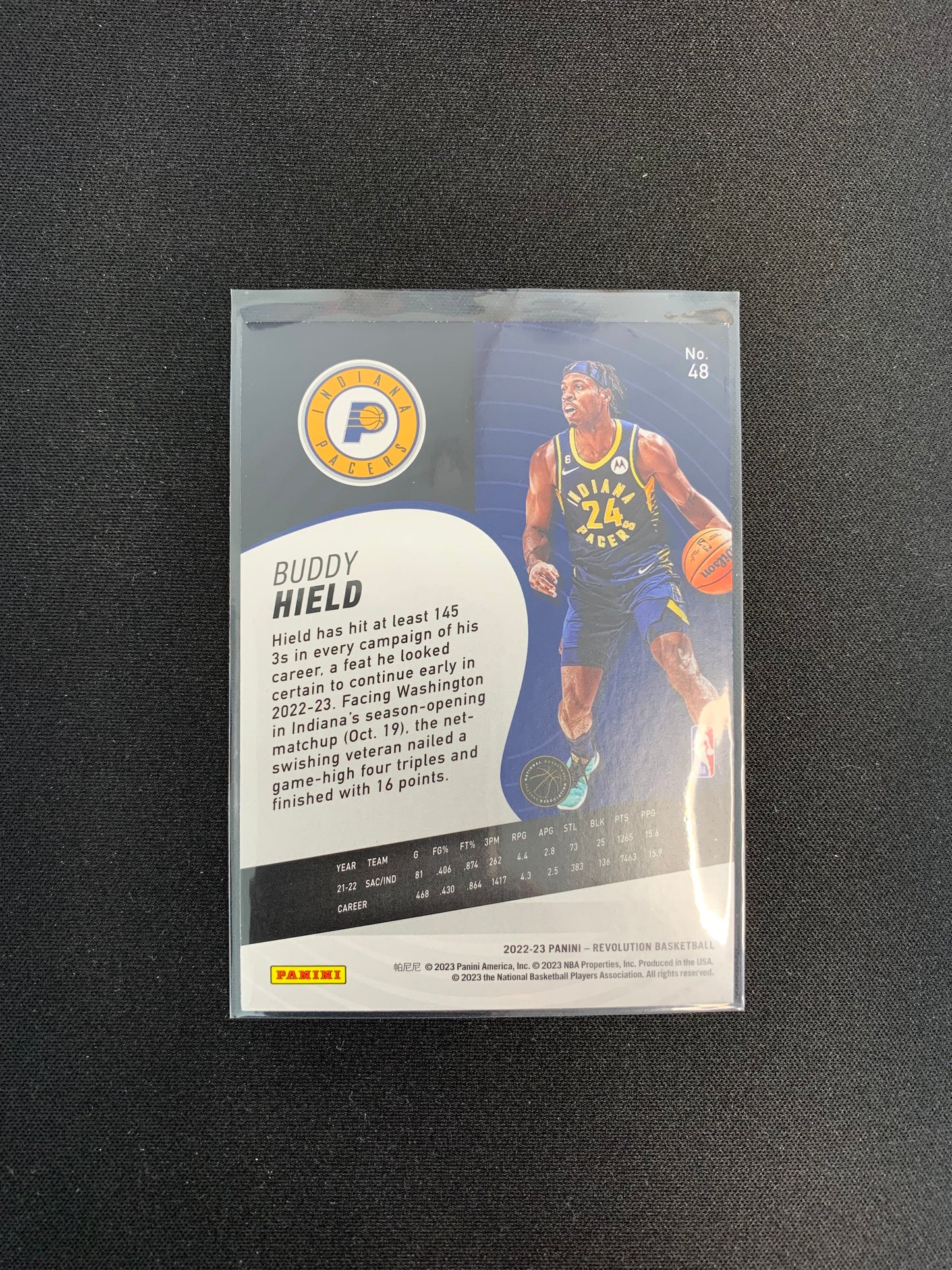 2022-23 Revolution #48 Buddy Hield