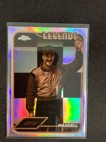 2024 Topps Chrome Formula 1 #194 [Sepia Refractor] Nigel Mansell