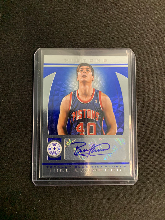 2013-14 Totally Certified [Blue] Signatures #225 Bill Laimbeer /49