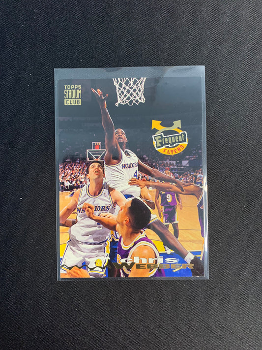 1993-94 Topps Stadium Club #352 Chris Webber [Frequent Flyers]