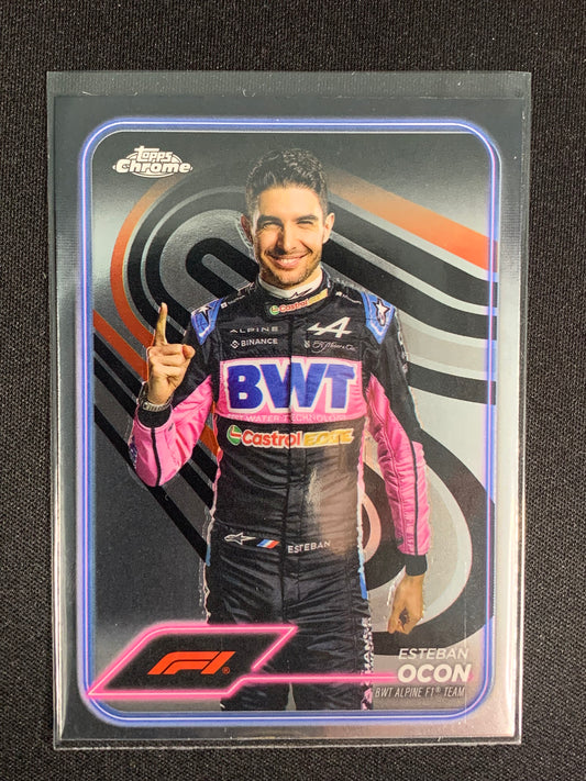 2024 Topps Chrome Formula 1 #9 Esteban Ocon