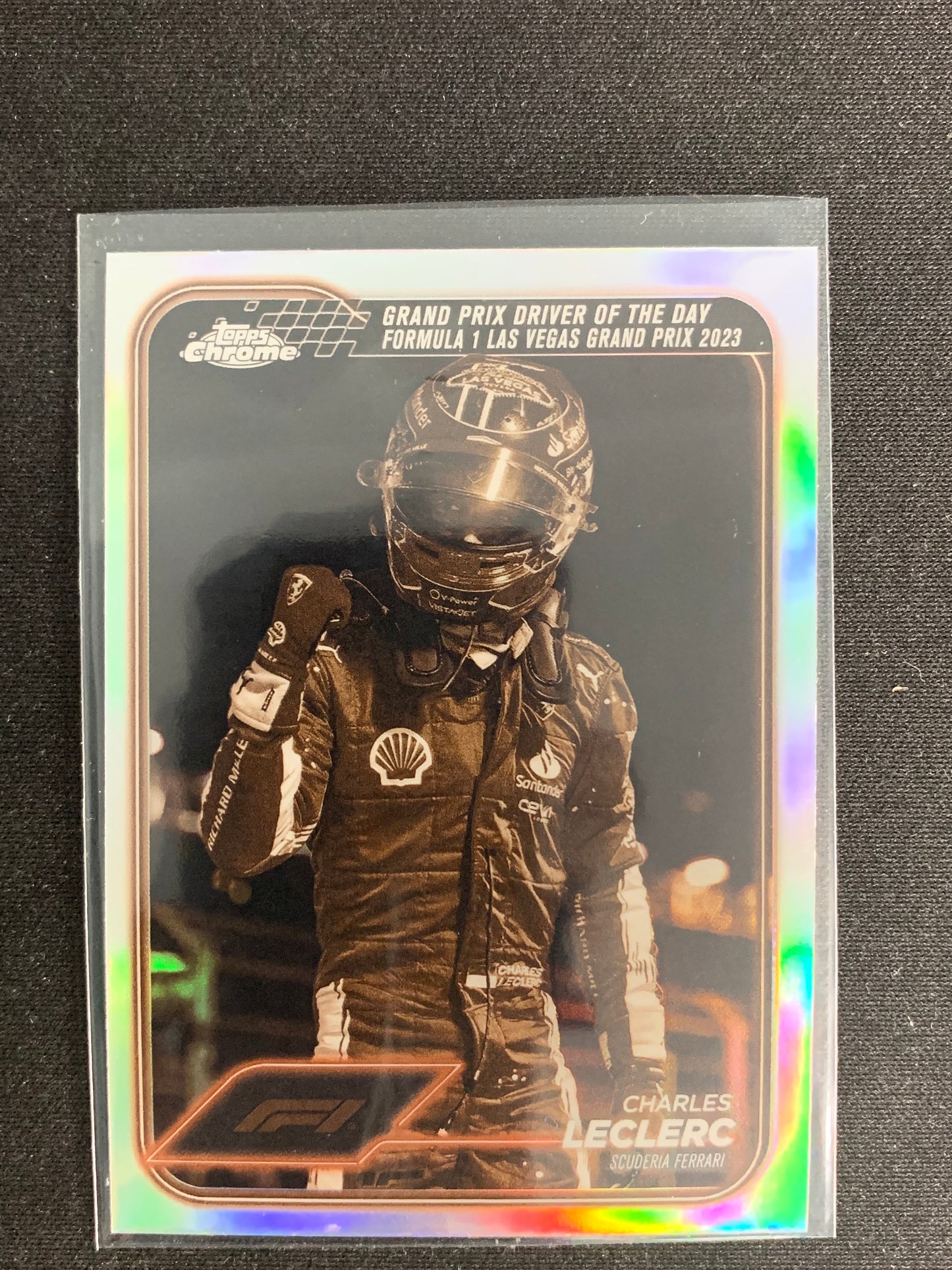 2024 Topps Chrome Formula 1 [Sepia Refractor] #179 Charles Leclerc