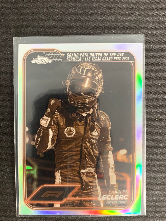2024 Topps Chrome Formula 1 [Sepia Refractor] #179 Charles Leclerc