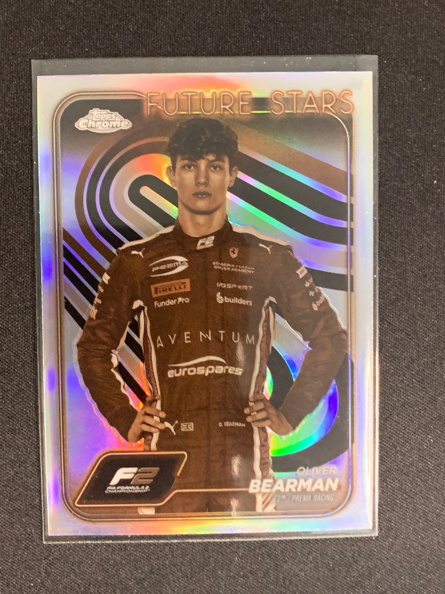 2024 Topps Chrome Formula 1 #21 [Sepia Refractor] Oliver Bearman