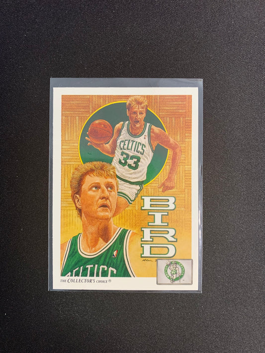 1991-92 Upper Deck #77 [Celtics Checklist] Larry Bird