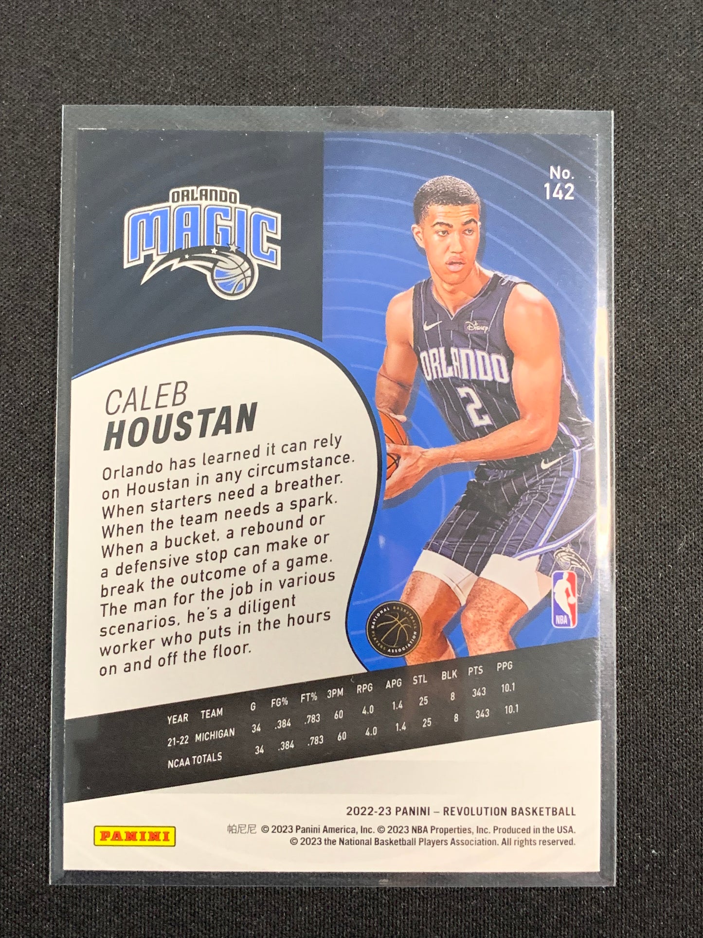 2022-23 Revolution #142 Caleb Houstan [Rookie]