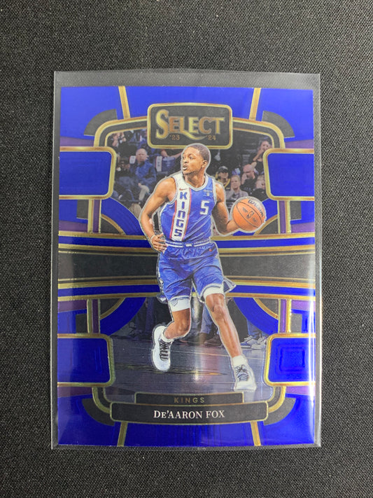 2023-24 Panini Select #19 [Blue] De’Aaron Fox