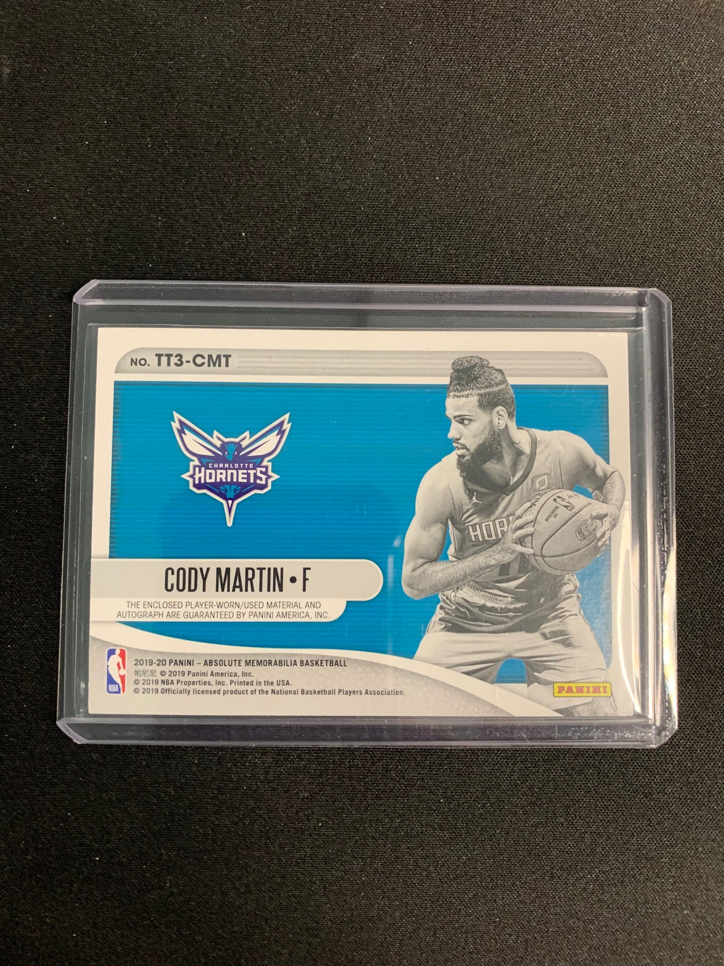 2019-20 Absolute Memorabilia Tools of the Trade #TT3-CMT Cody Martin [Rookie]