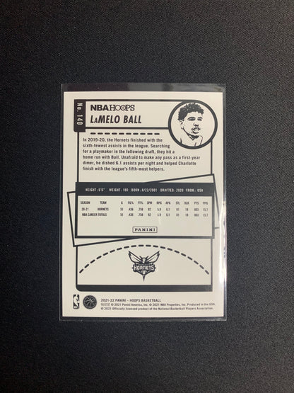 2021-22 Panini Hoops #140 LaMelo Ball