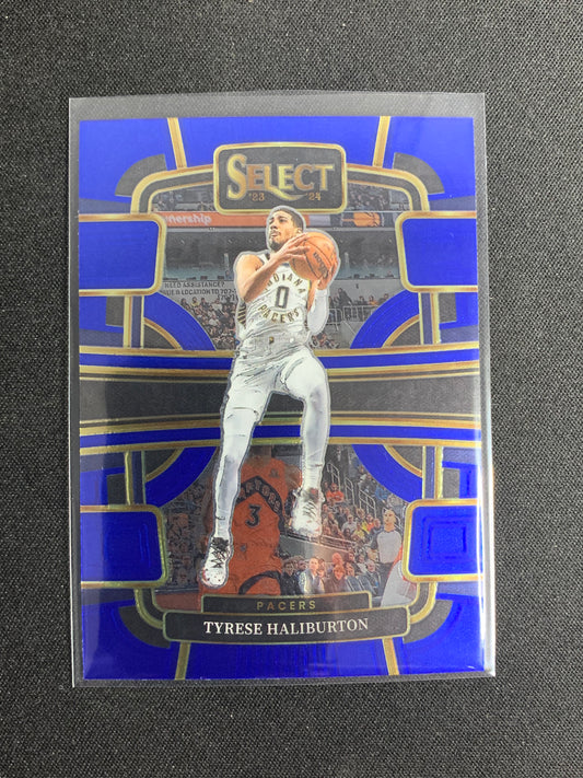 2023-24 Panini Select #29 [Blue] Tyrese Haliburton