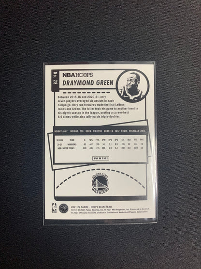 2021-22 Panini Hoops #28 Draymond Green