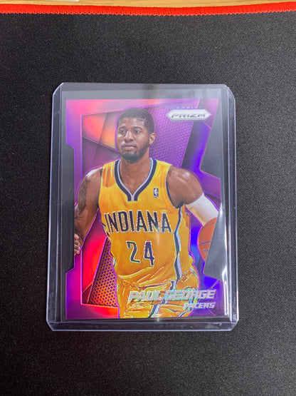 2014-15 Panini Prizm [Purple Die-cut Prizm] #120 Paul George /139